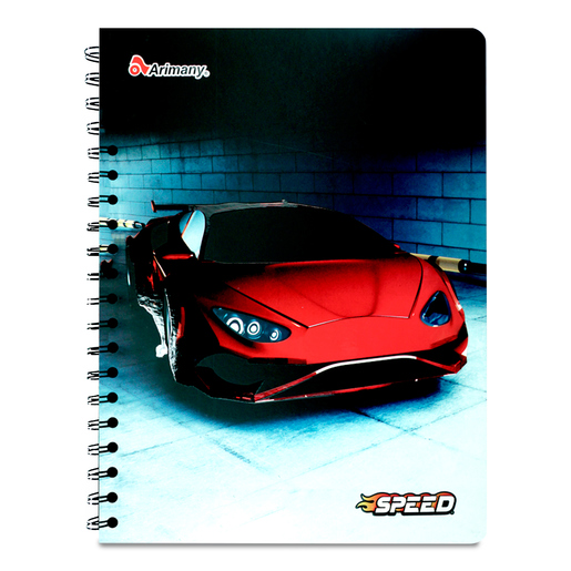CUADERNO ESPIRAL ARIMANY SPEED LINEAS 100H (PASTA SEMI DURA)