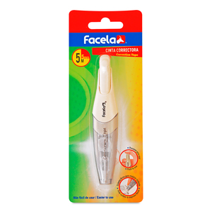 CORRECTION TAPE FACELA 5MM X 5MT 1U CORRECTION TAPE FACELA 5MM X 5MT 1U