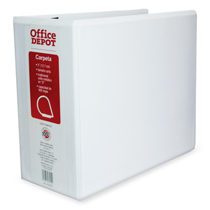 CARPETA 5 PULG. OD (CON VENTANA, COLOR BLANCO, ARILLO CARPETA 5 PULG. OD (CON VENTANA, COLOR BLANCO, ARILLO