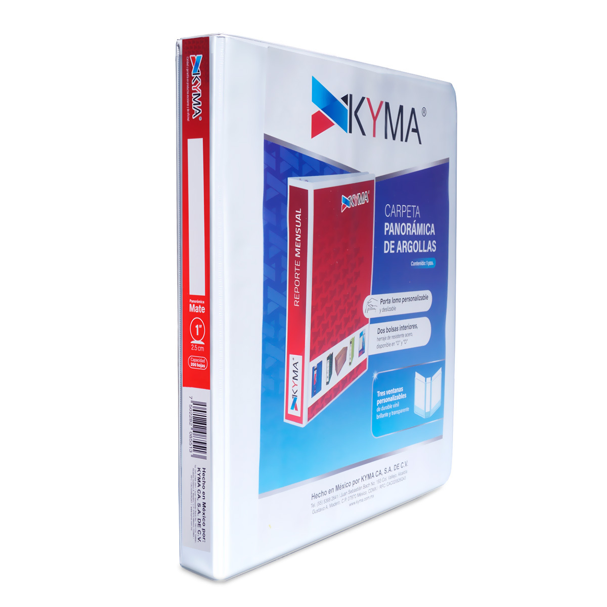 CARPETA 1 P. BLANCA KYMA OPACA, ARILLO O, PANORAMICA