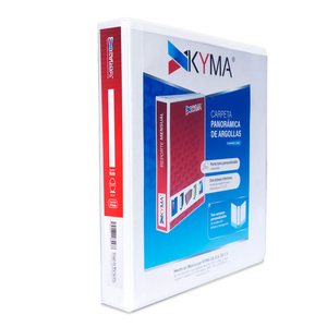 CARPETA 1.5 P. BLANCA KYMA OPACA, ARILLO O, PANORAMICA CARPETA 1.5 P. BLANCA KYMA OPACA, ARILLO O, PANORAMICA