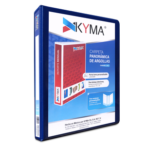 CARPETA 1/2 P. AZUL KYMA BRILLANTE, ARILLO O, PANORAMICA CARPETA 1/2 P. AZUL KYMA BRILLANTE, ARILLO O, PANORAMICA