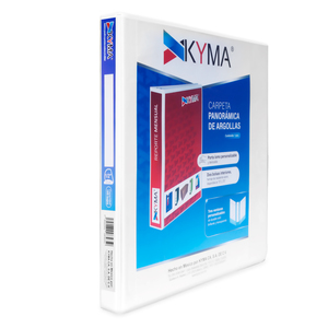 CARPETA 1/2 P. BLANCA KYMA BRILLANTE, ARILLO D, PANORAMICA CARPETA 1/2 P. BLANCA KYMA BRILLANTE, ARILLO D, PANORAMICA