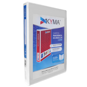 CARPETA 1 P. BLANCA KYMA BRILLANTE, ARILLO D, PANORAMICA CARPETA 1 P. BLANCA KYMA BRILLANTE, ARILLO D, PANORAMICA