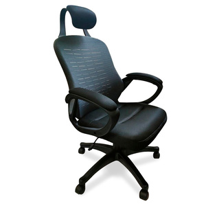 SILLA GERENCIAL DE TELA Y MESH COLOR NEGRO MODUTEC SILLA GERENCIAL DE TELA Y MESH COLOR NEGRO MODUTEC