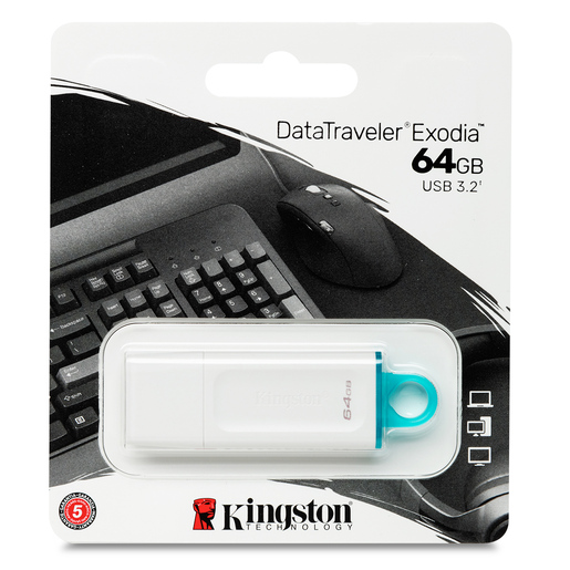 USB KINGSTON 64 GB BLANCO KC-U2G64-5R