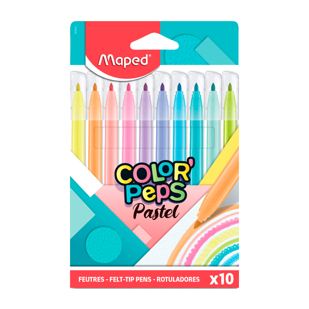 MARCADORES MAPED PASTEL ROTULADORES 10U