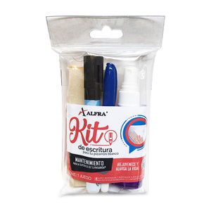 KIT DE ESCRITURA ALFRA 4U (INCLUYE MARCADOR KIT DE ESCRITURA ALFRA 4U (INCLUYE MARCADOR