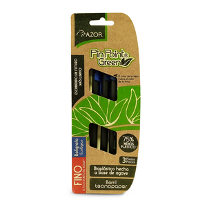 BOLIGRAFO AZOR AZUL 0.7MM 3U (ECOLOGICO) BOLIGRAFO AZOR AZUL 0.7MM 3U (ECOLOGICO)