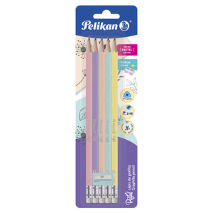 LAPIZ DE GRAFITO PELIKAN 2HB TRIANGULAR 5U (COLOR PASTEL) LAPIZ DE GRAFITO PELIKAN 2HB TRIANGULAR 5U (COLOR PASTEL)