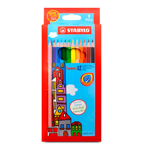 LAPICES DE COLOR STABILO EXAGONAL 12U LAPICES DE COLOR STABILO EXAGONAL 12U