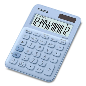 CALCULADORA CASIO 12 DIGITOS (MODELO MS-20UC-LB)