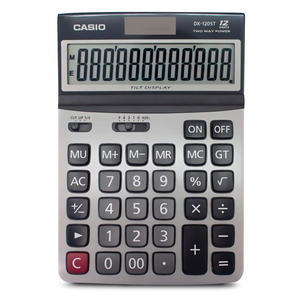 CALCULADORA CASIO 12 DIGITOS (MODELO MSDX-120ST)