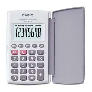 CALCULADORA CASIO 8 DIGITOS/BOLSILLO HL-820LV-WE