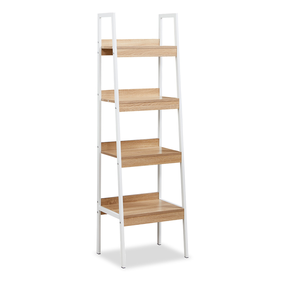 LIBRERO GAMMA DE 4 NIVELES COLOR BLANCO MODUTEC