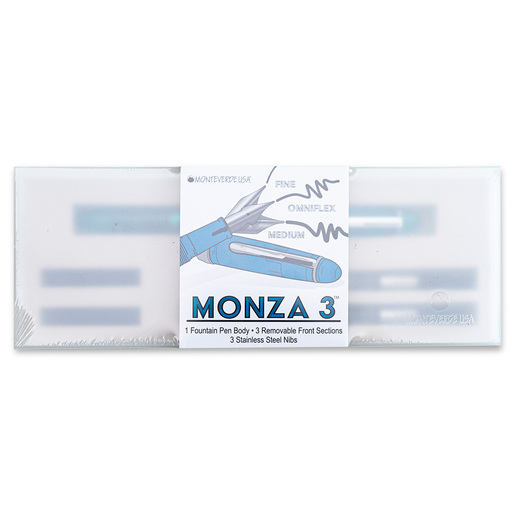 SET PLUMA FUENTE MONZA 3U COLOR AZUL
