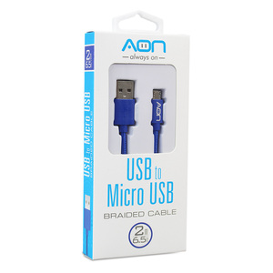 CABLE AON USB A MICRO USB 2 MTS AO-CB-3013 CABLE AON USB A MICRO USB 2 MTS AO-CB-3013