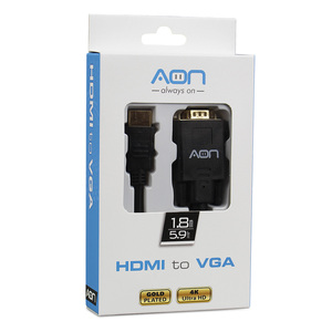 ADAPTADOR AON HDMI A VGA 4K AO-CB-4101 ADAPTADOR AON HDMI A VGA 4K AO-CB-4101