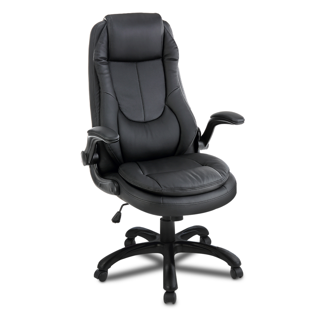 SILLA GERENCIAL DE PU COLOR NEGRO ACOLCHADA 4TUNE