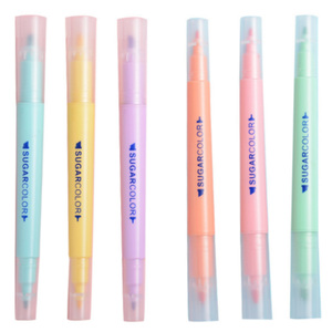 MARCATEXTO DOBLE PUNTA PASTEL 6PK MARCATEXTO DOBLE PUNTA PASTEL 6PK