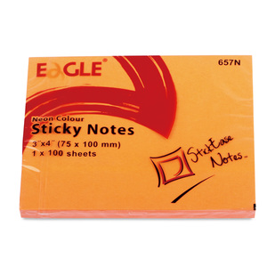 NOTAS ADHESIVAS EAGLE 3P X 4P (NEON, 100H) NOTAS ADHESIVAS EAGLE 3P X 4P (NEON, 100H)