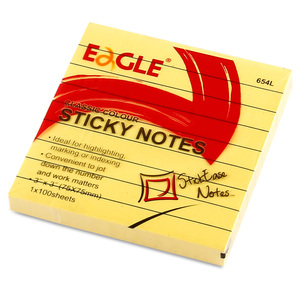 NOTAS ADHESIVAS EAGLE 3P X 3P (AMARILLO, 100H) NOTAS ADHESIVAS EAGLE 3P X 3P (AMARILLO, 100H)