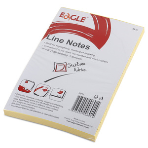 NOTAS ADHESIVAS EAGLE 6P X 4P (AMARILLO, 100H) NOTAS ADHESIVAS EAGLE 6P X 4P (AMARILLO, 100H)
