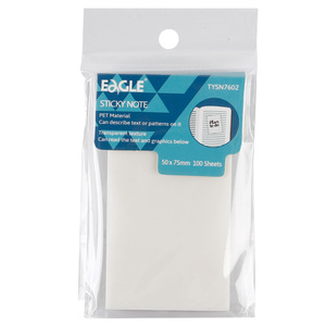 NOTAS ADHESIVAS EAGLE 3P X 2P (TRANSPARENTE, 100H) NOTAS ADHESIVAS EAGLE 3P X 2P (TRANSPARENTE, 100H)