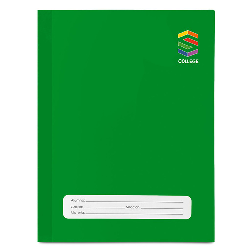 CUADERNO COSIDO DOBLE RAYA 100H