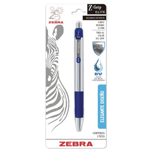 BOLIGRAFO RETRACTIL ZEBRA Z-GRIP ELITE AZUL 1U (1,0 MM) BOLIGRAFO RETRACTIL ZEBRA Z-GRIP ELITE AZUL 1U (1,0 MM)