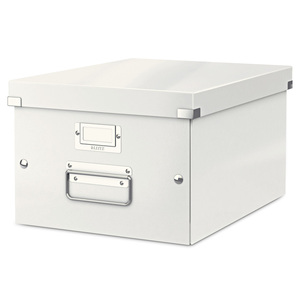 CAJA LEITZ PLEGABLE MEDIANA BLANCA CAJA LEITZ PLEGABLE MEDIANA BLANCA