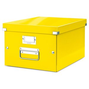 CAJA LEITZ PLEGABLE MEDIANA AMARILLO CAJA LEITZ PLEGABLE MEDIANA AMARILLO