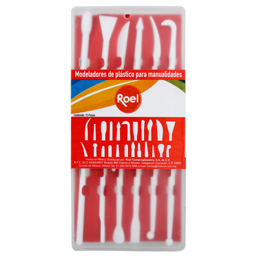 HERRAMIENTAS PARA MOLDEADO 12U(PARA ARCILLA,MASA)