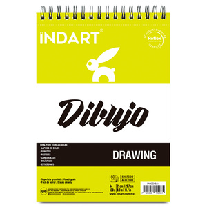 ALBUM INDART DE DIBUJO A4 60H (MEDIDAS 21x29.7CM, 120G) ALBUM INDART DE DIBUJO A4 60H (MEDIDAS 21x29.7CM, 120G)