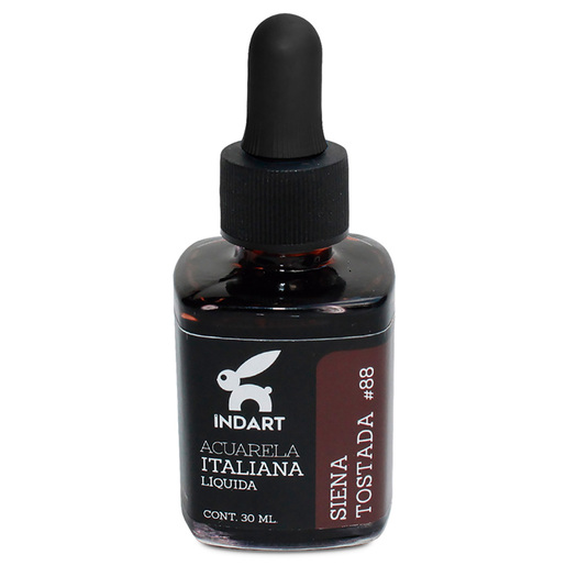 ACUARELA LIQUIDA SIENTA TOSTADA ITALIANA INDART BOTE  30ML