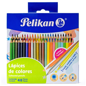 SET PELIKAN LAPICES DE COLORES REDONDOS 4MM 48U SET PELIKAN LAPICES DE COLORES REDONDOS 4MM 48U