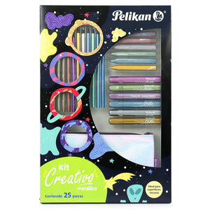 KIT CREATIVO PELIKAN METALICO 25U KIT CREATIVO PELIKAN METALICO 25U
