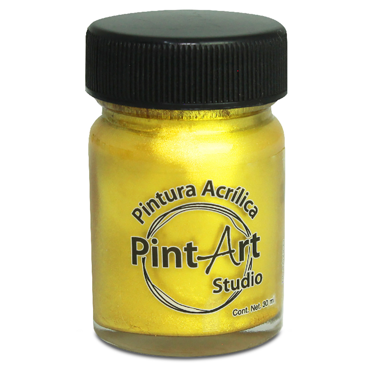 PINTURA METALICA PINTART STUDIO VIDRIO 826 DORADO SOLAR 30ML