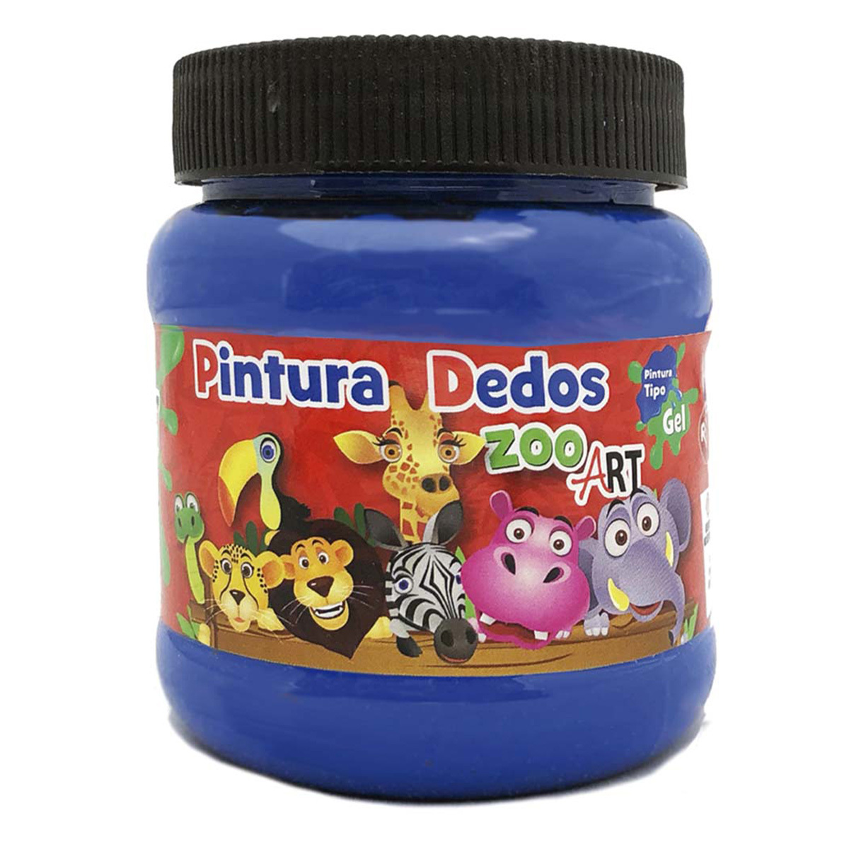 PINTURA DEDOS ZOO ART AZUL 250ML