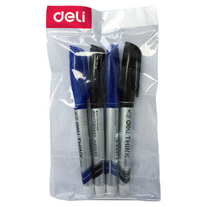 MARCADOR PARA PIZARRA DELI 4U (CONTIENE: 2 NEGRO/2 MARCADOR PARA PIZARRA DELI 4U (CONTIENE: 2 NEGRO/2
