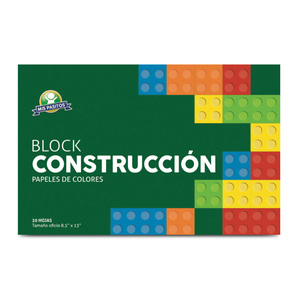 BLOCK DE PAPEL CONSTRUCCION OFICIO