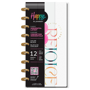 ANOTADOR HAPPY PLANER 12 MESES (COLORBLOCK SKINNY) ANOTADOR HAPPY PLANER 12 MESES (COLORBLOCK SKINNY)