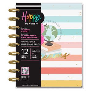 ANOTADOR HAPPY PLANER 12 MESES (KIND TEACHER) ANOTADOR HAPPY PLANER 12 MESES (KIND TEACHER)