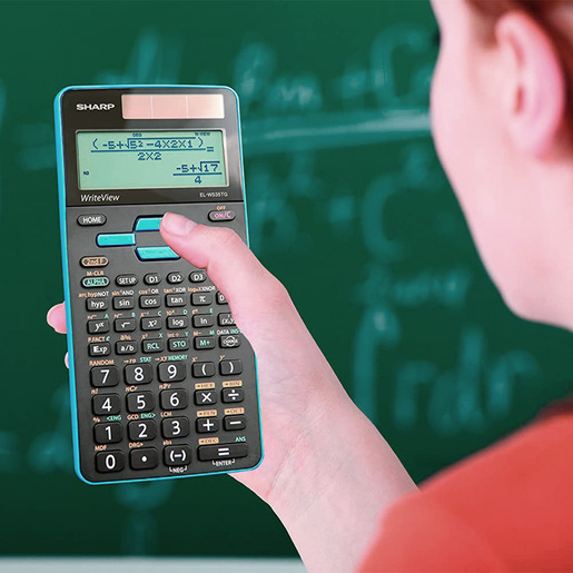 CALCULADORA SHARP CIENTIFICA, COLOR NEGRO EL-W535TGBBL