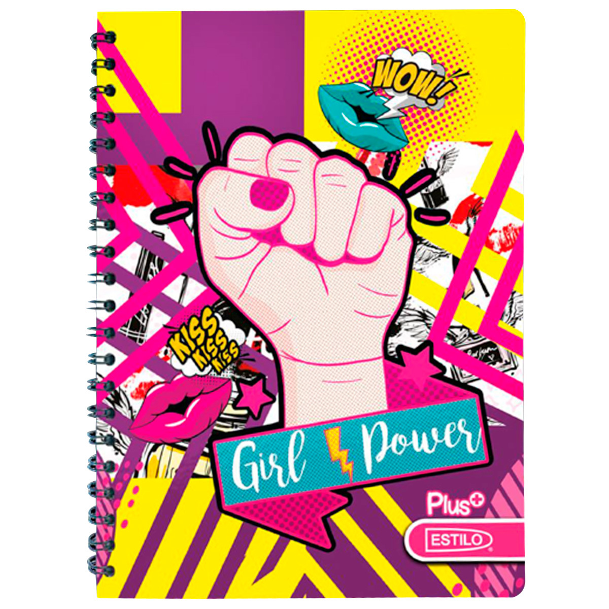 CUADERNO ESTILO JR. 150 HOJAS GAMA MEDIA FEMENINO