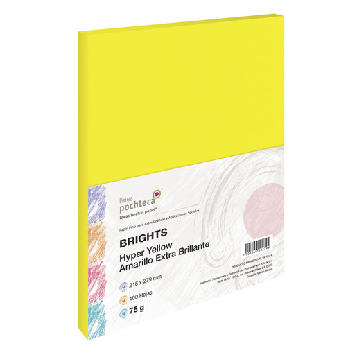 PAPEL BRIGHT AMARILLO 100HJ 75