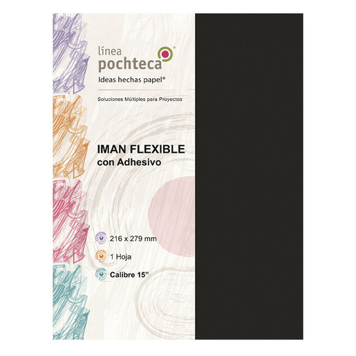 IMAN CON ADHESIVO CARTA 1U (CLIBRE 15 )