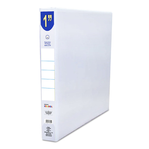 CARPETA 1 PULGADA BLANCO