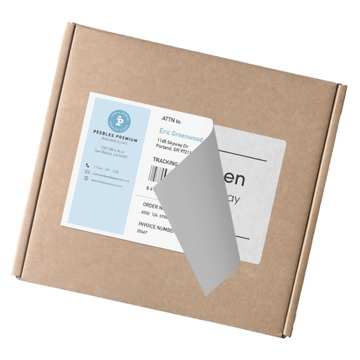 ETIQUETA BLANCA PERMANENTE INKJET 21.6 CM X 27.9 CM PAQ 25