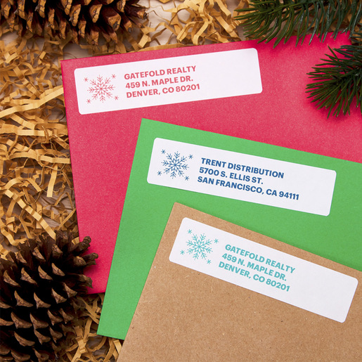 ETIQUETA BLANCA PERMANENTE LÁSER/INKJET  3.4 CM X 10.2 CM PAQ 1400